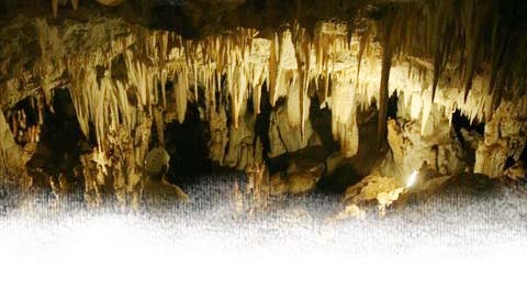Interior de las cavernas de Barra Honda
