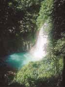 Cascada en el Parque Nacional Volcán Tenorio